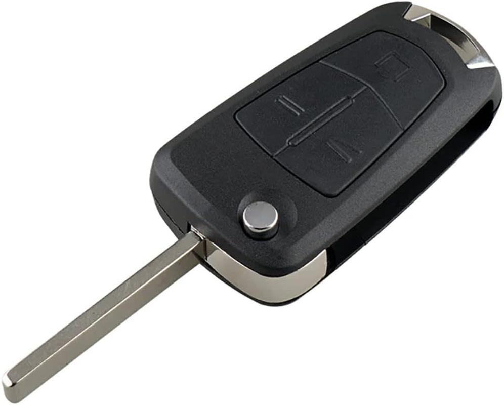 YJADHU Men Women'S Key Holder Key Chain Car Key Case Cover, Fit for Vauxhall Opel Astra H Corsa D Vectra C Zafira Astra Vectra Signum,3 Buttons image number 2