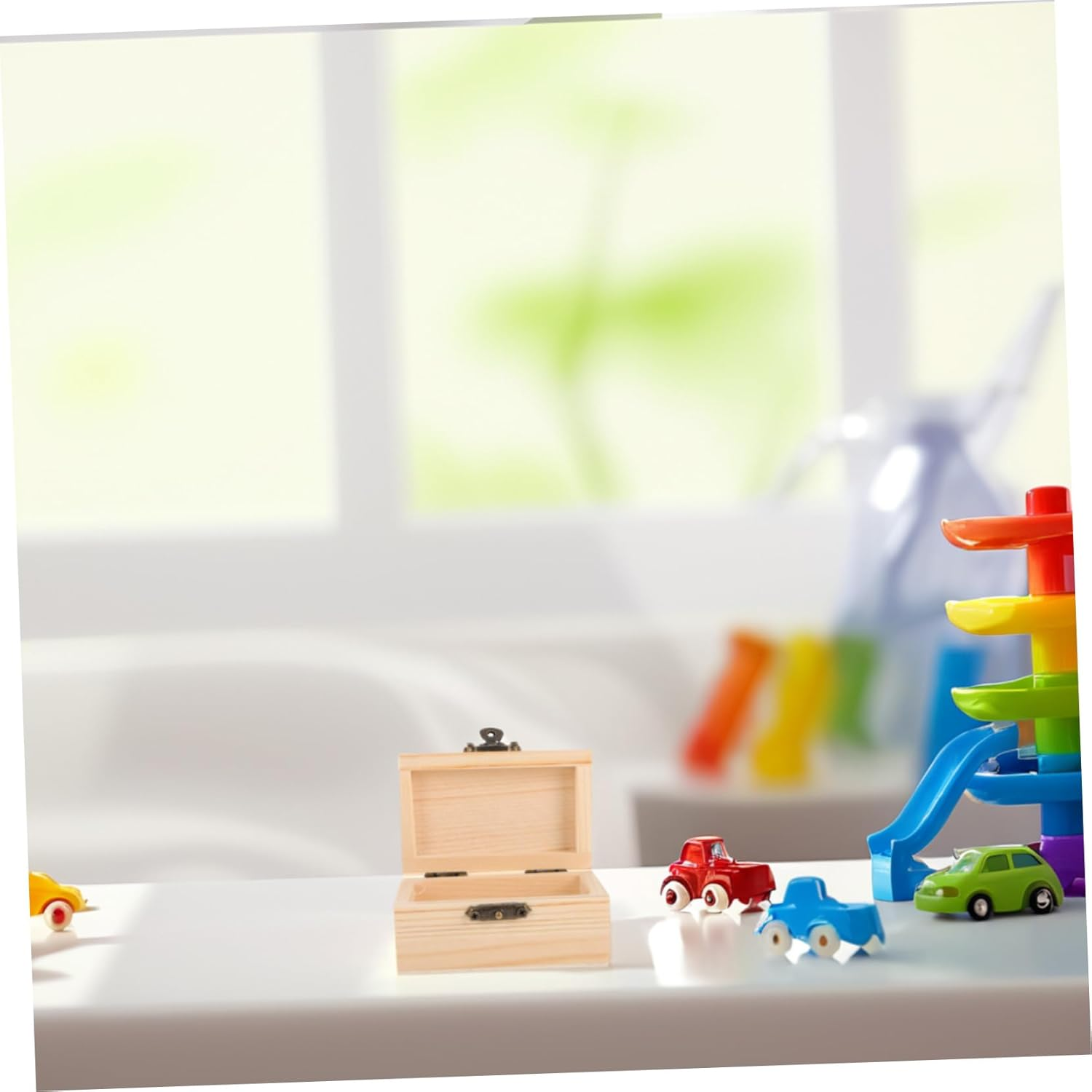 HORIALENCE 12Pcs Small Wooden Locking Boxes Vintage Wood Treasure Chests Hinged Lid for DIY Decorative Storage Wedding Pirate Birthday Mini Keepsakes image number 5