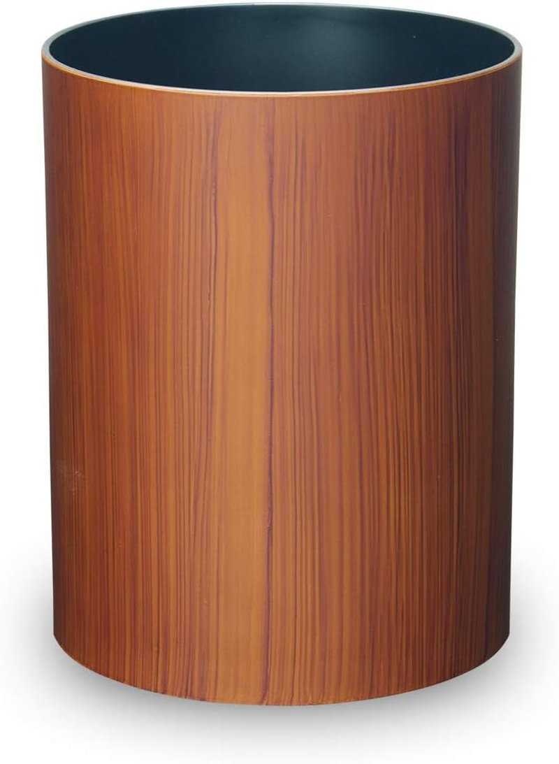 Tatsukraft Wood Grain Painted Trash Can Natural Wood Box, S, 3.4 L, Black, Cherry, Trash Bin, Stylish, Living Room, Small, Kitchen, Dust Box, Furniture, Pail, Wastebasket, Small, No Lid, Wood Grain image number 3