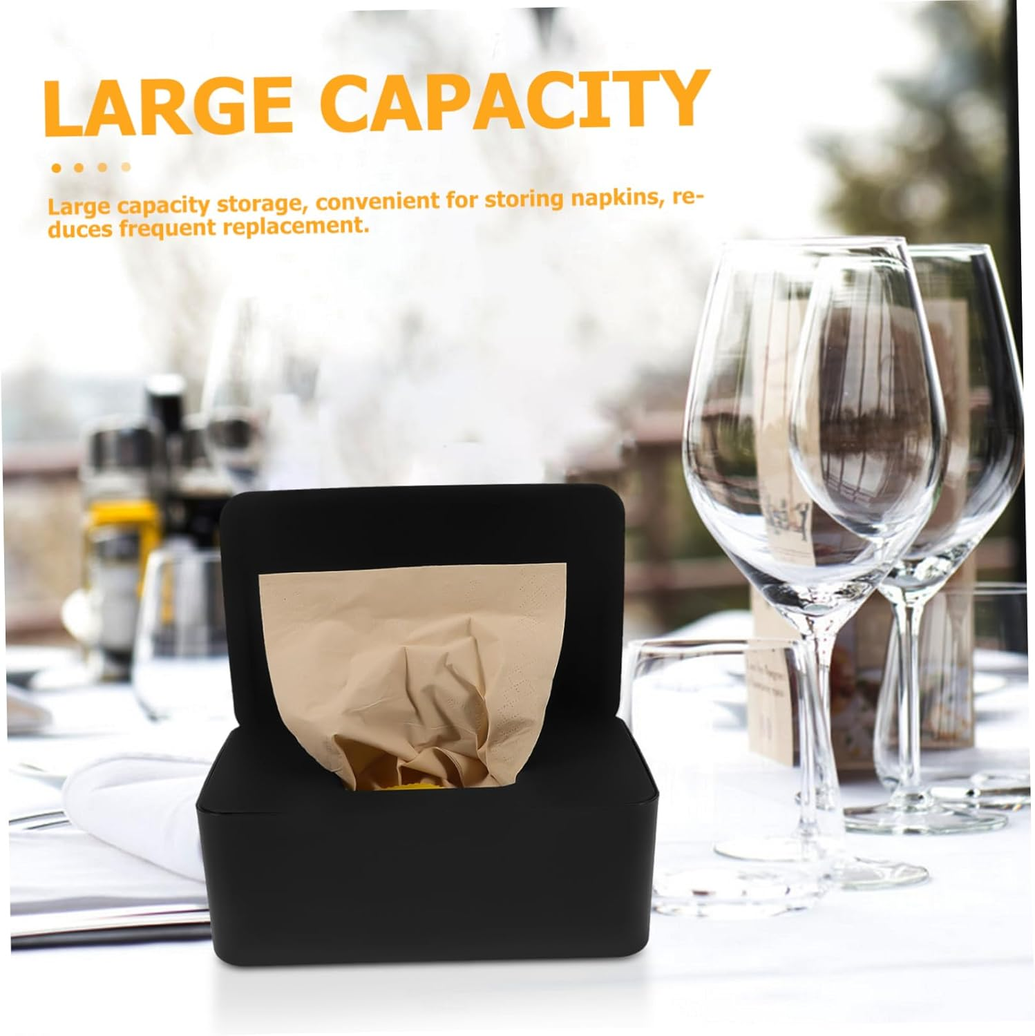 Alipis Wet Wipes Dispenser Box Tissue Box Holder Stain Resistant for Kitchen Bathroom image number 1