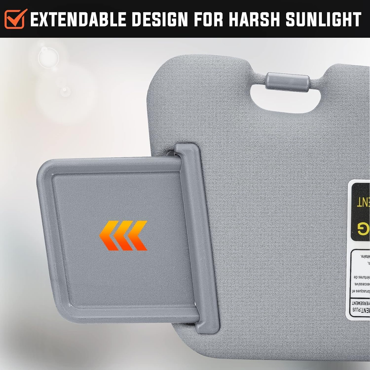 Left Driver Right Passenger Side Sun Visor Replacement Fit for Toyota RAV4 2006 2007 2008 2009 2010 2011 2012 2013 Accessories, Replaces# 74320-42501-B2, 74310-42452-B2 (Driver Side) image number 6