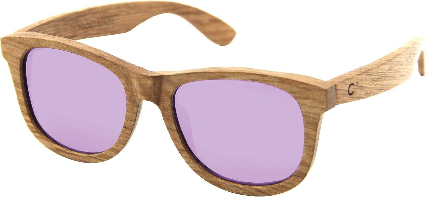 C3 Handmade Natural Wood Polarized Lens Sunglasses for Men and Women for Traveling Driving and Gift image number 4