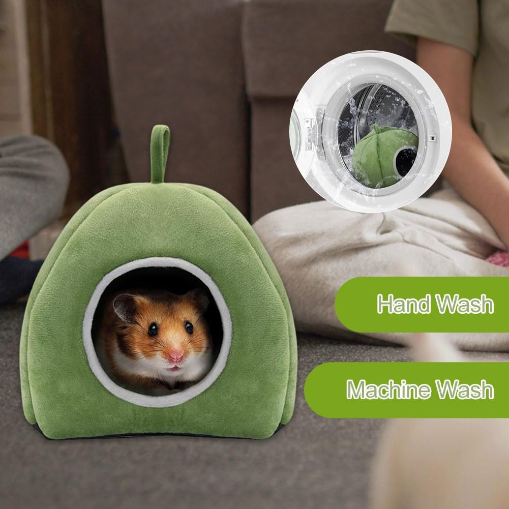Guinea Pig Bed, Guinea Pig House, Cuddly Cave for Hamsters, Cuddly Winter Rabbit House, Cosy Small Animal Beds for Hamsters, Rabbits, Hedgehog, Chinchilla, Bearded Dragons and Ferrets image number 4