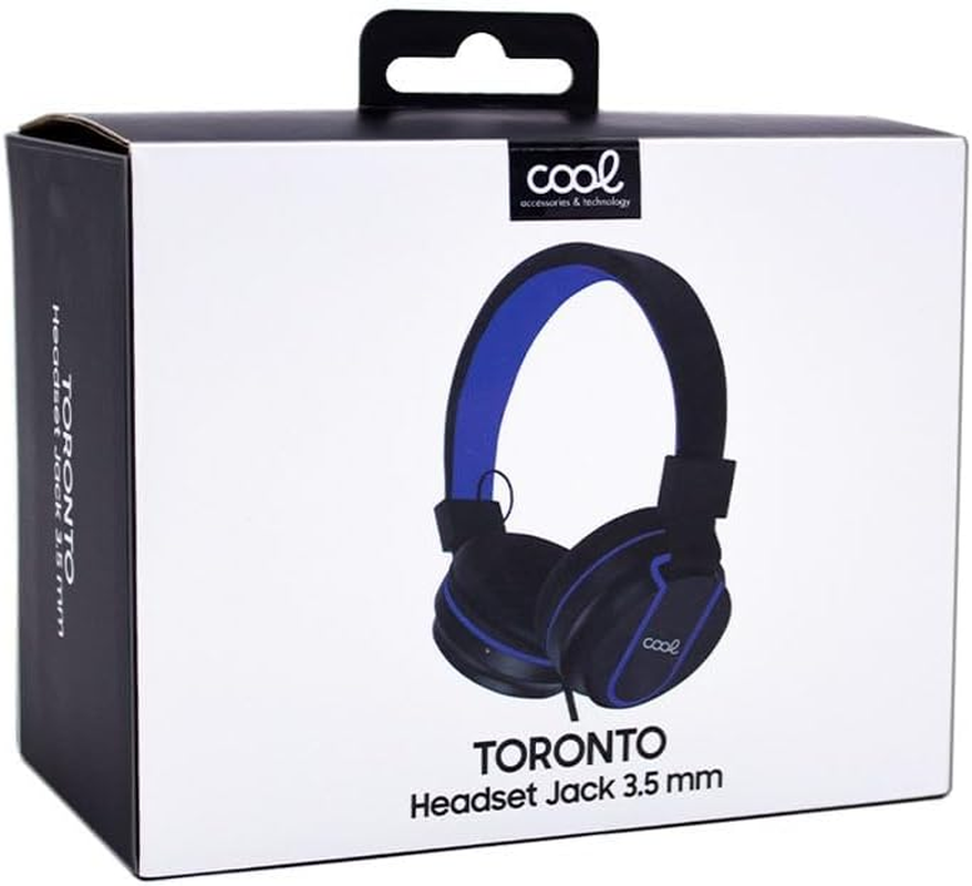 Headphones Helmets Jack 3.5Mm Cool Toronto with Micro Black-Blue