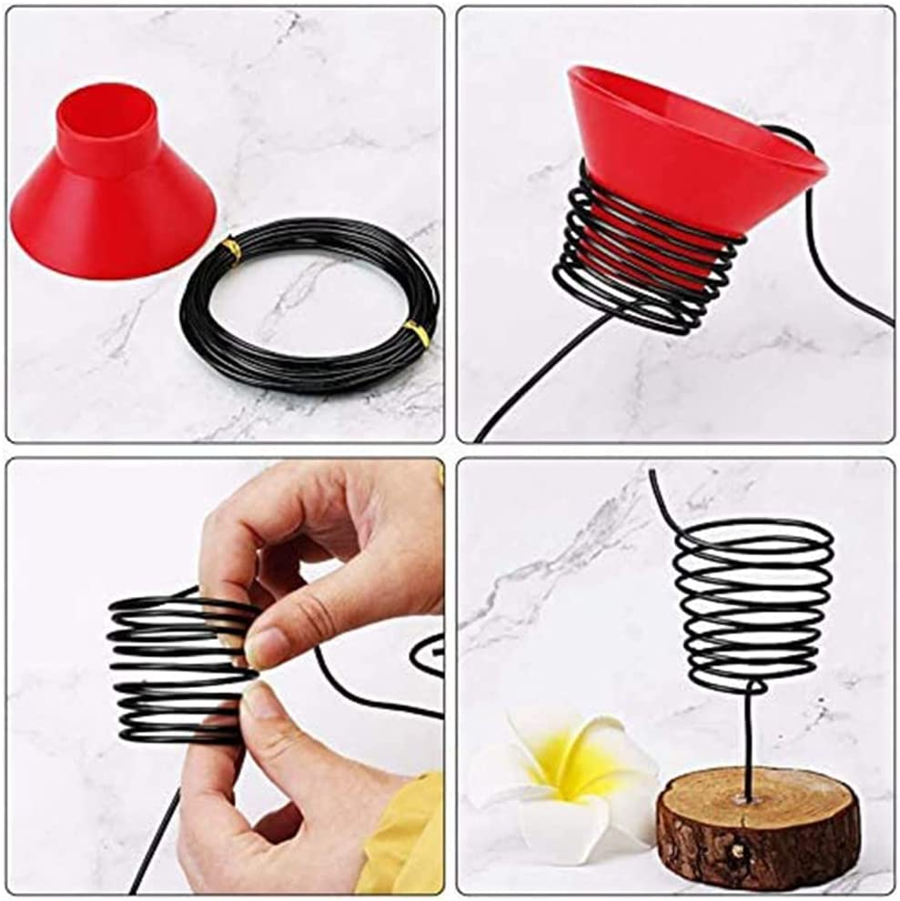 Bonsai Training Wire Aluminum Fastener Plants Styling Tree Pots Garden Yard Tool 1Mm *5M image number 4