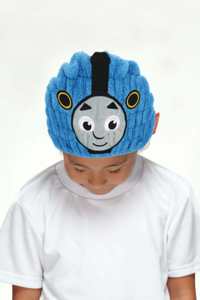 Skater TOC11-A Thomas the Tank Engine Boys Absorbent Quick Drying Towel Cap Hair Drying Towel image number 6