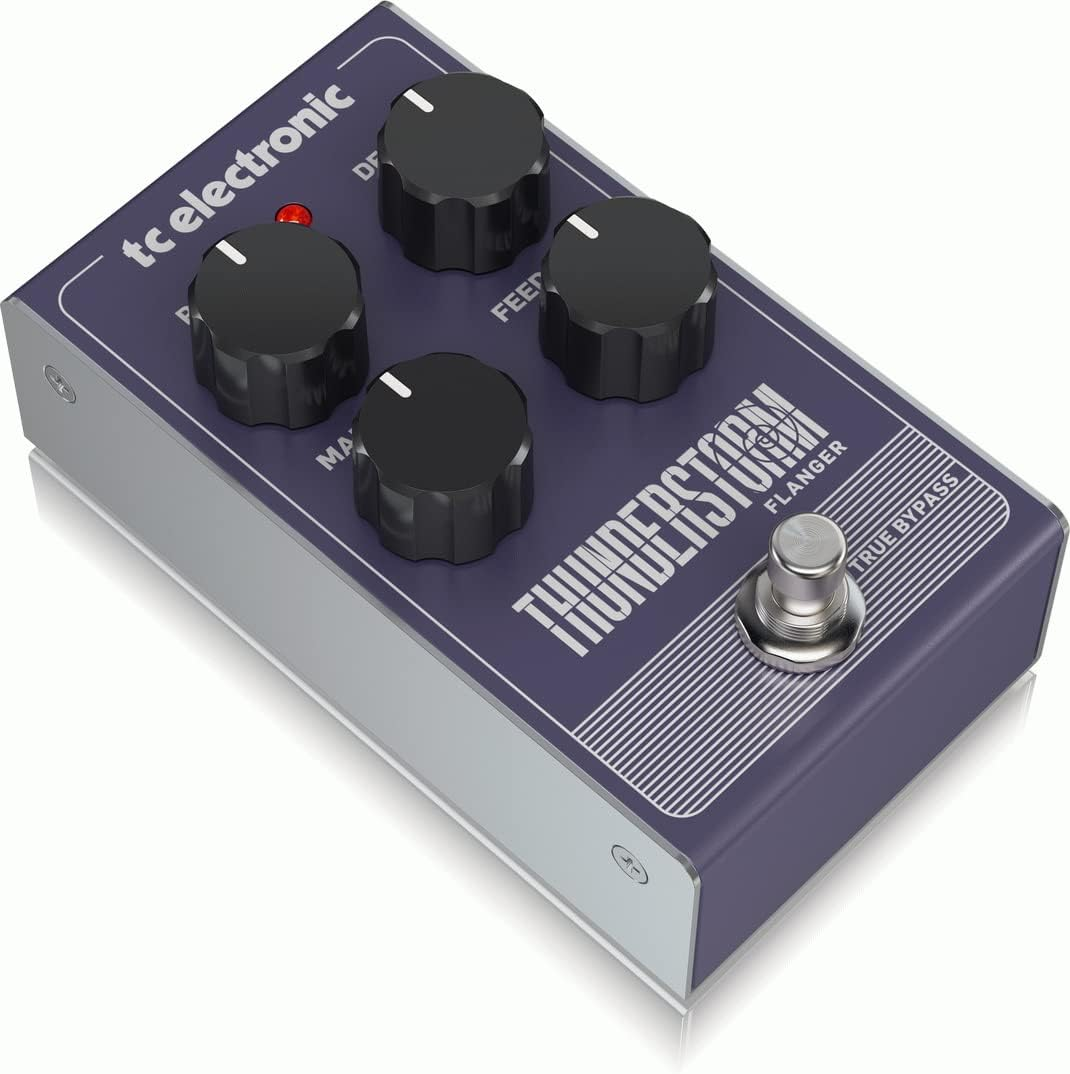 TC Electronic THUNDERSTORM FLANGER Vintage-Style Flanger Pedal with All-Analog Bucket-Brigade Circuit