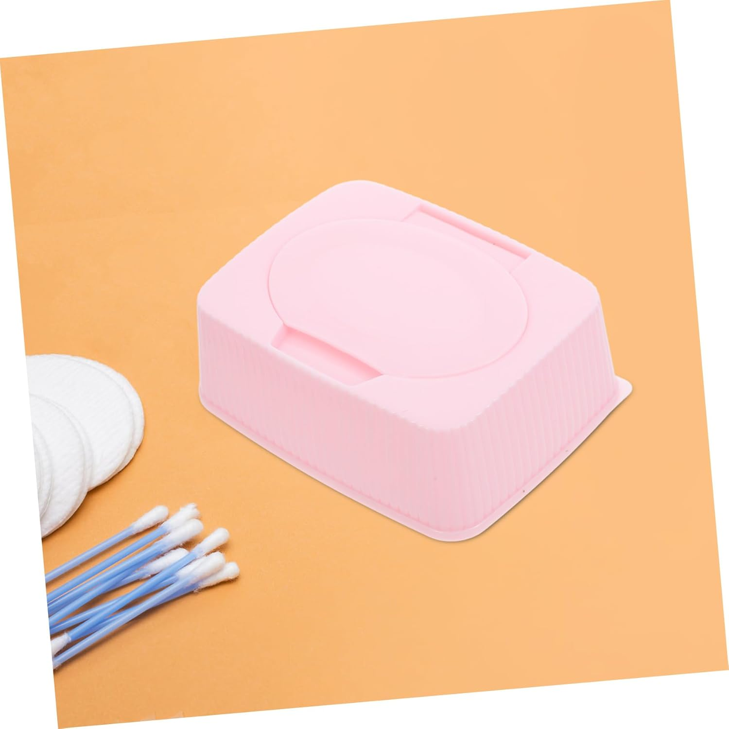 Wet Wipes Storage Box Wipes Dispenser for Home and Travel Moist and Fresh image number 1