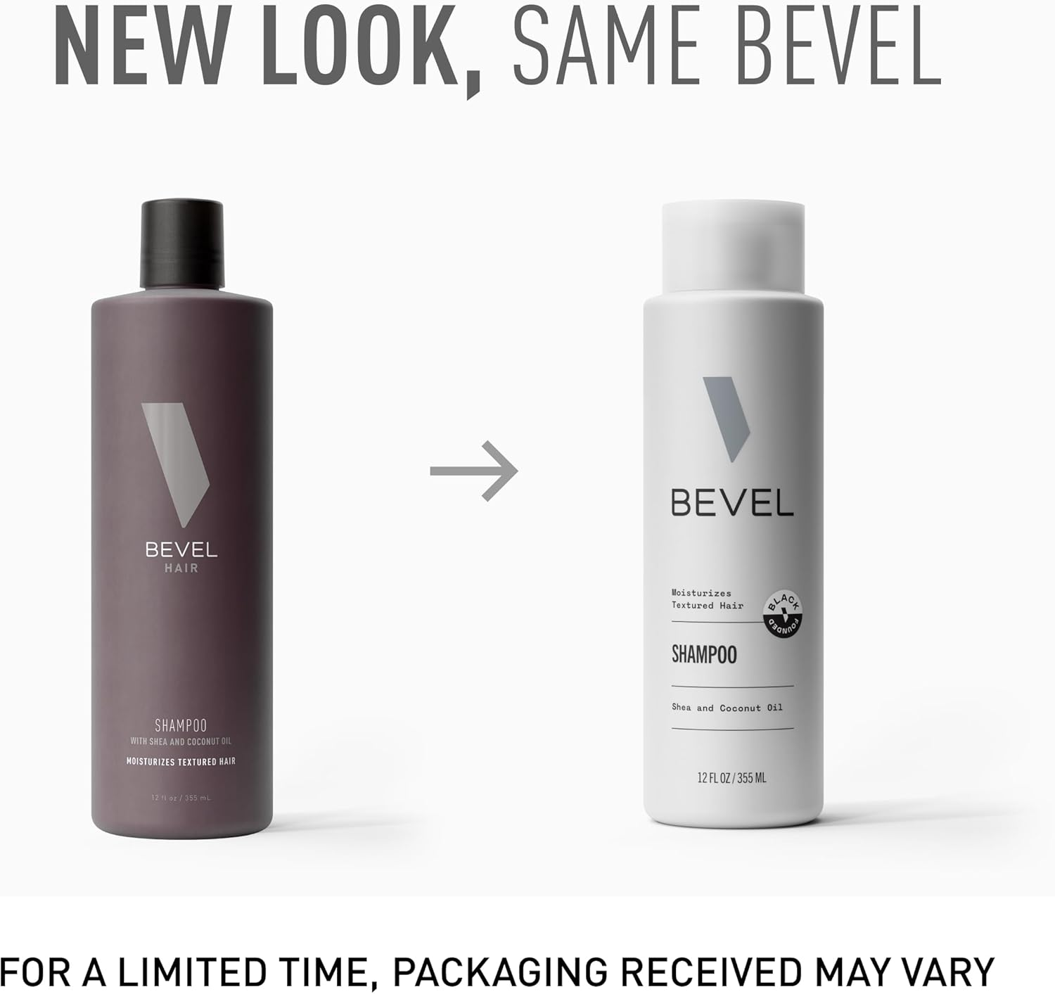 Shampoo for Men by Bevel - Sulphate-Free Mens Shampoo for Textured Hair with Coconut Oil and Shea Butter, Detangles Coarse, Curly Hair, 355Ml image number 5