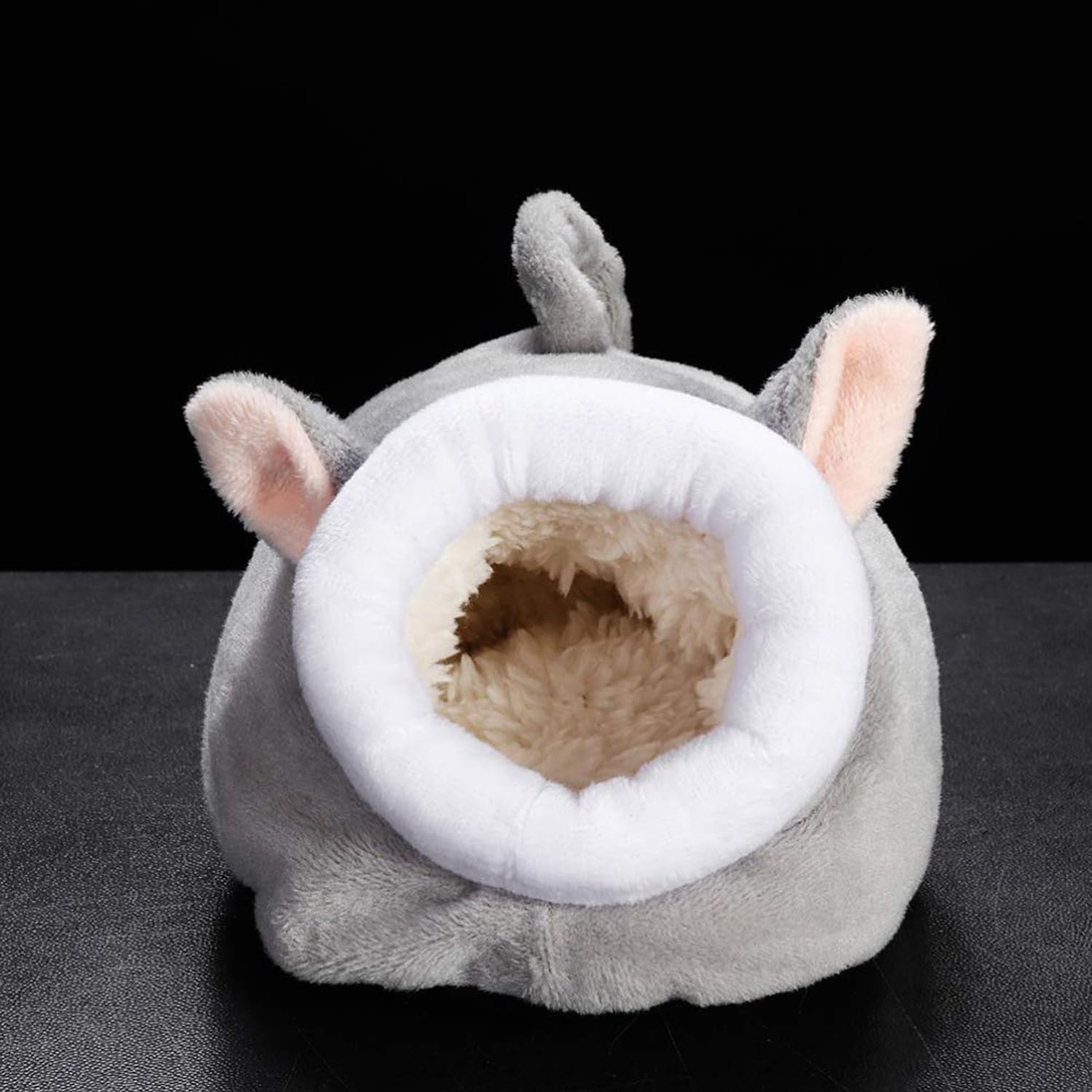 Norhogo Rat Hamster House Bed Winter Hedgehog Cuddle Sack Small Animal Pet Cave Cage Nest Accessories Mini Cute Cotton (L)