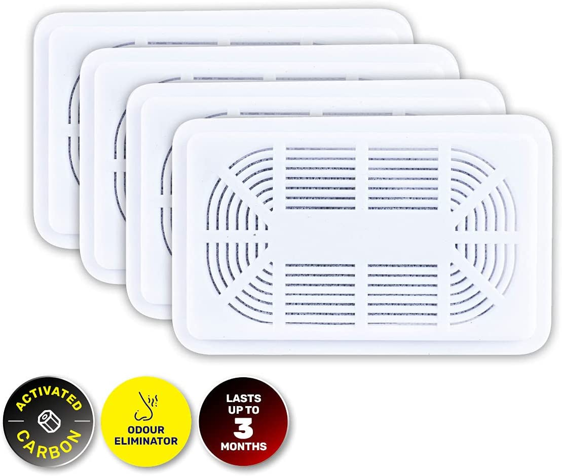 [4PCE] Xtra Kleen Carbon Fridge Deodorant, Activated Charcoal for Long-Lasting Performance, Eliminate Fridge Odors for Fresh and Clean Food Storage image number 3