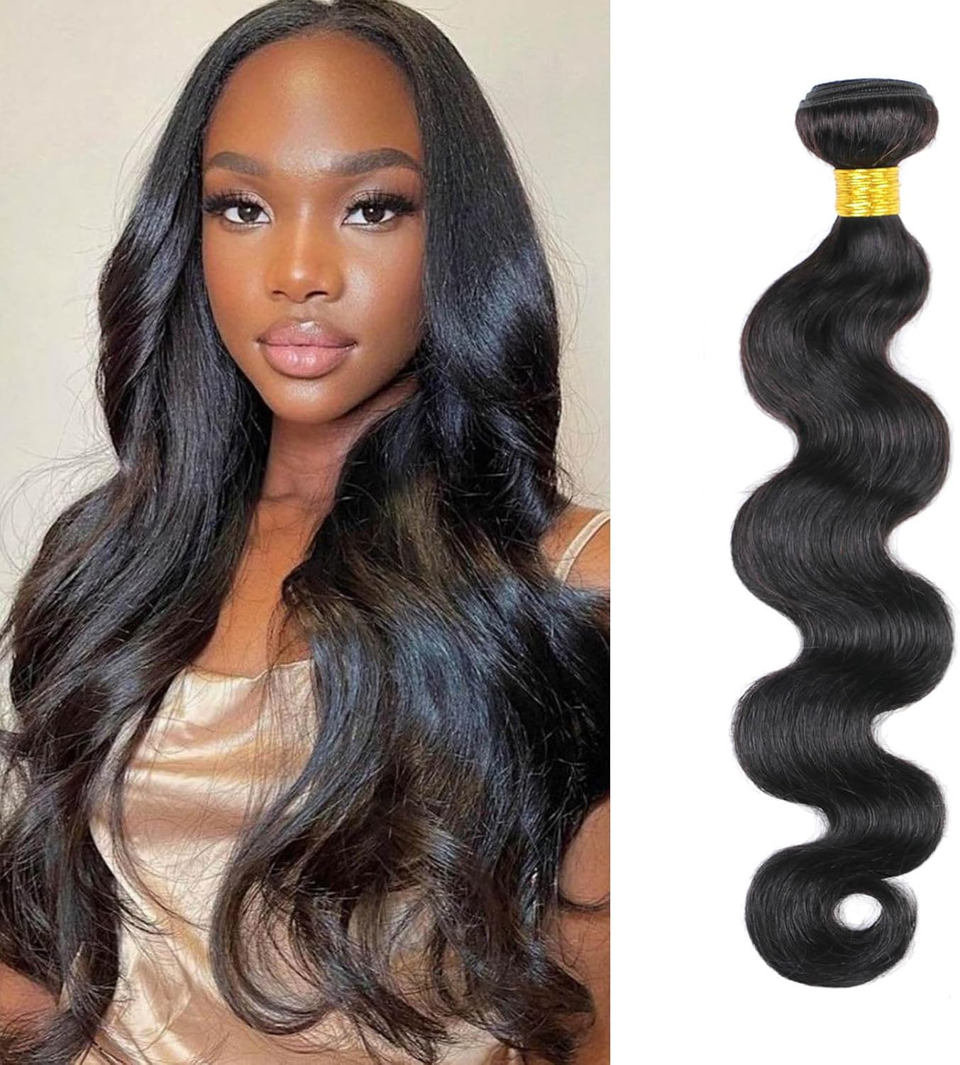 Body Wave Bundles Human Hair 18 Inch 10A Grade Human Hair Bundles Body Wave 1 Bundle 100% Unprocessed Brazilian Virgin Hair Extensions image number 3