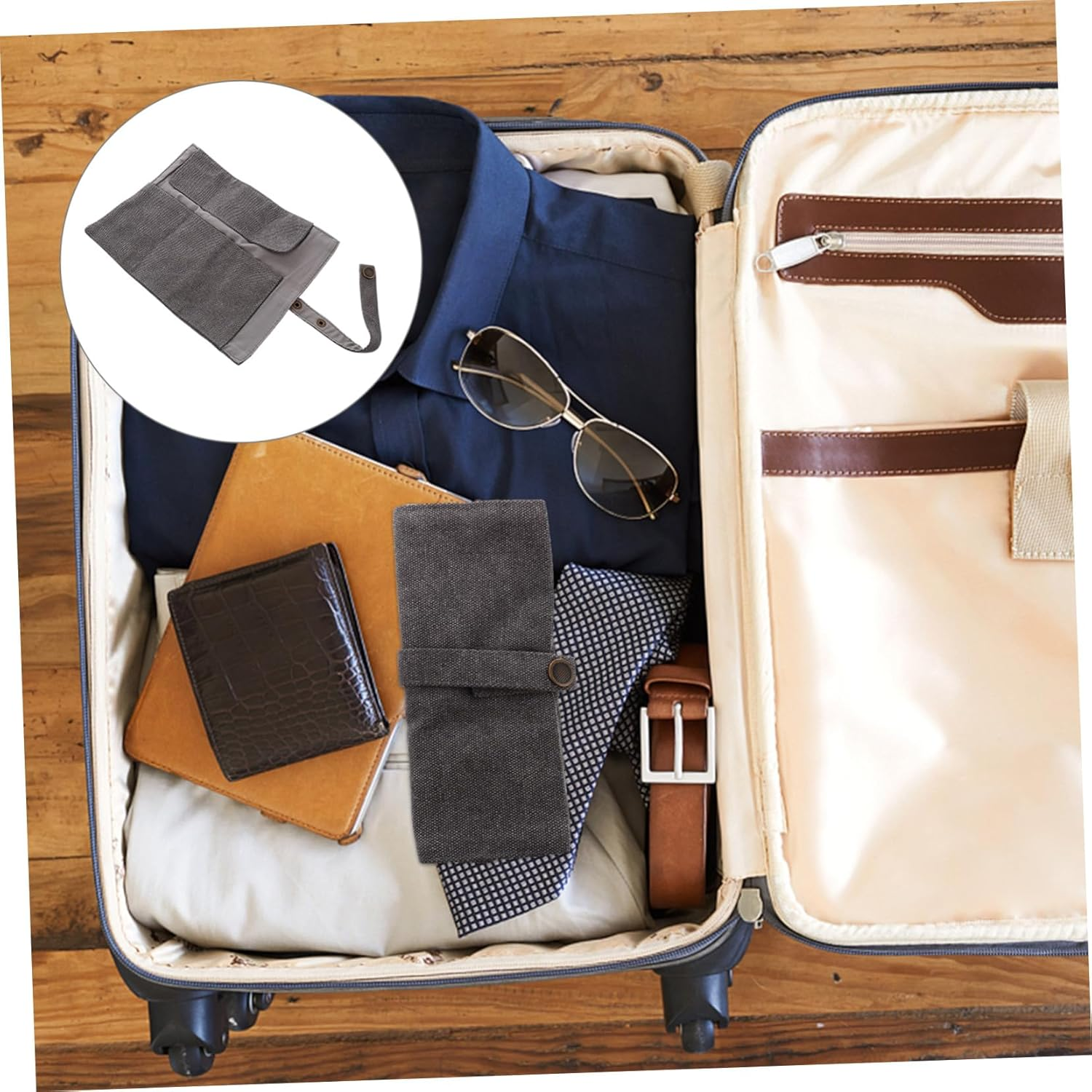 BESPORTBLE Smart Watch Storage Bag for Travel Organizer Pouch for Watch Band Nylon Material for Fitness Trackers and Watches image number 1