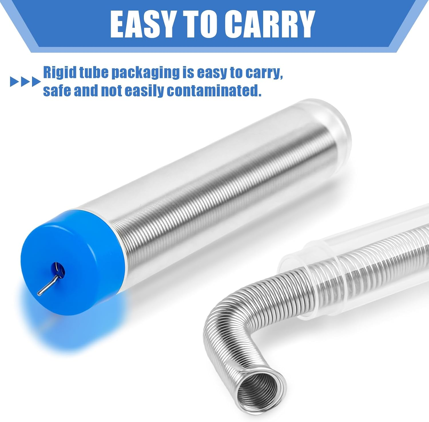 60/40 Solder Wire, 4 PCS Rosin Core Solder, Soldering Wire for Stained Glass, Electrical Soldering, Components Repair (2P 0.8Mm/12G and 2P 1Mm /15G) image number 2