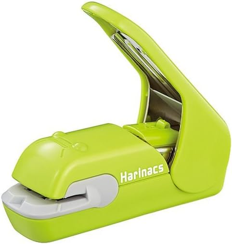 Japan Kokuyo Harinacs Press Stapleless Stapler Stationery Green image number 2