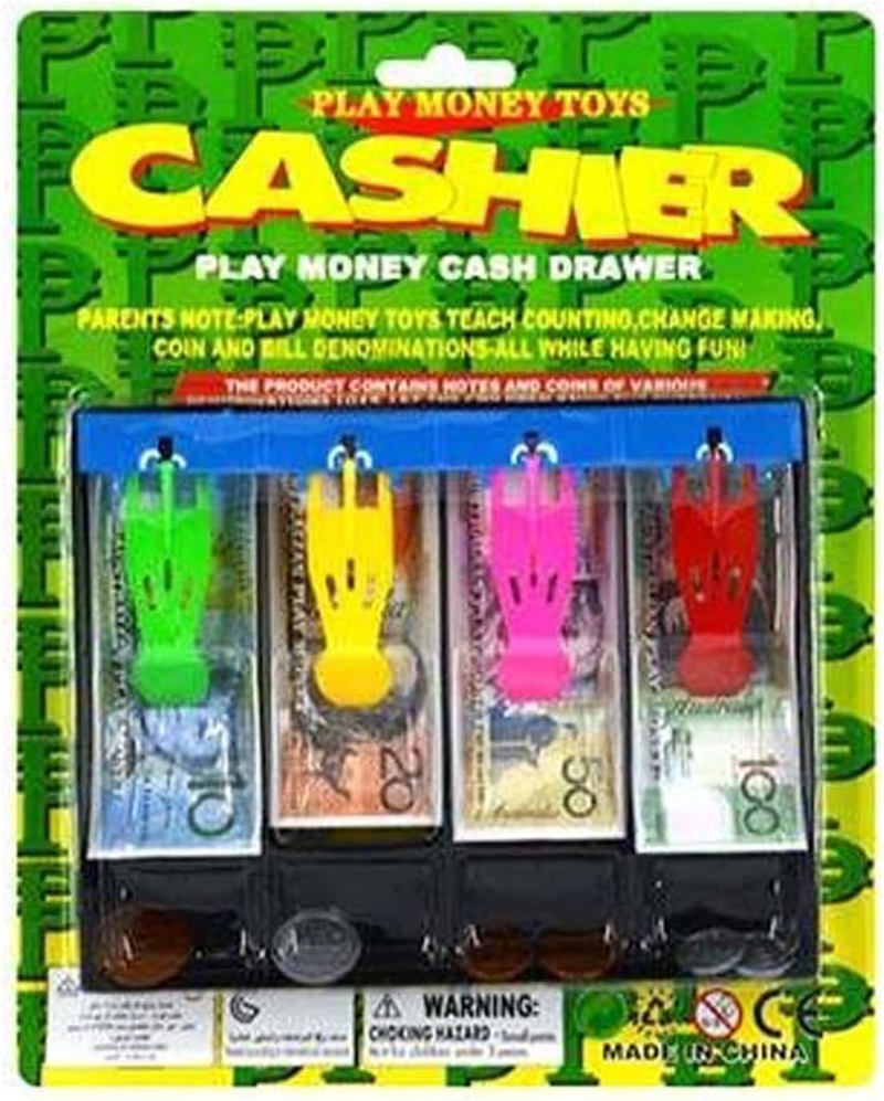 Yatsal Australia Play Money with Cash Drawer 21-Pieces image number 1