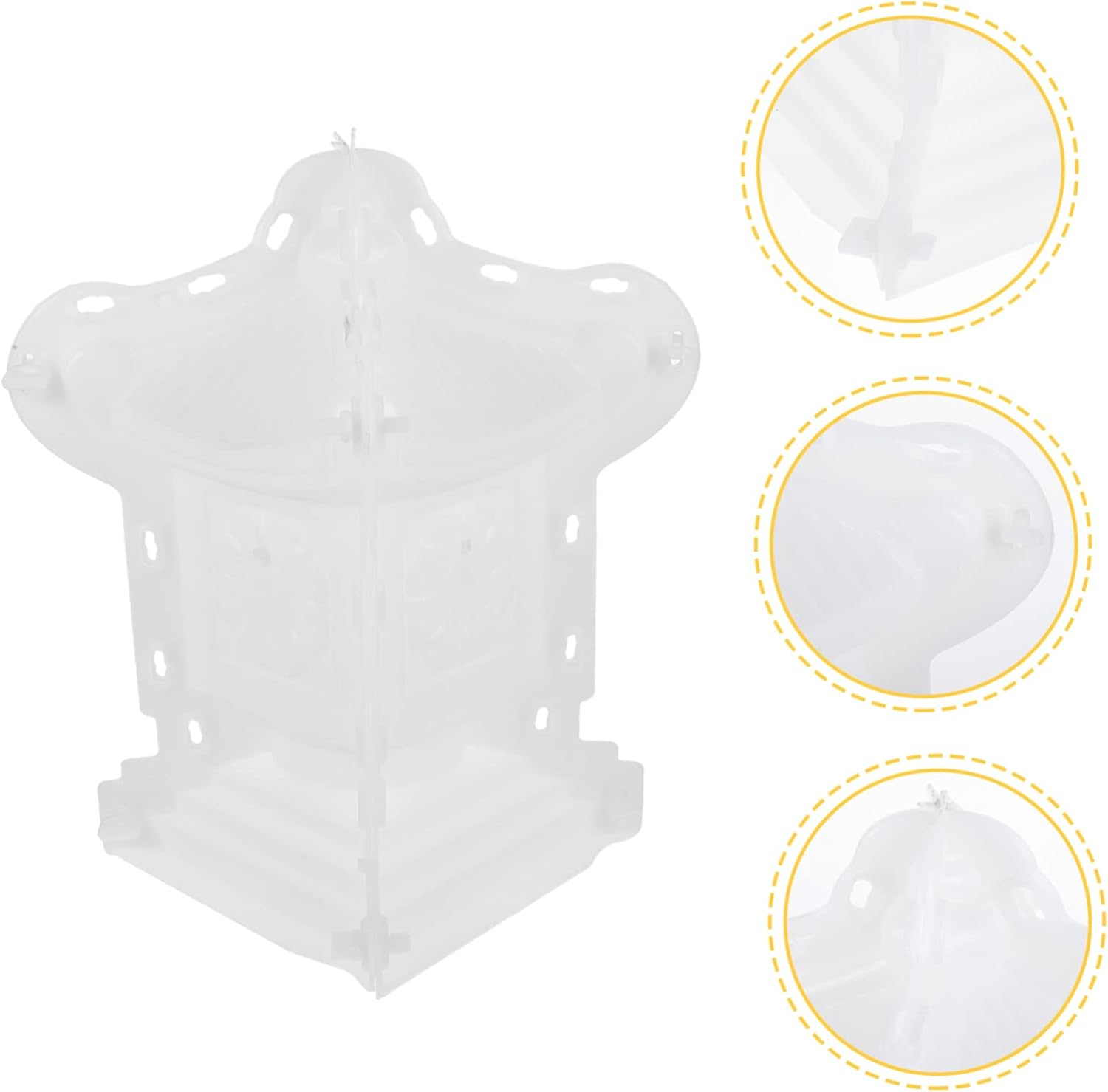 Balustrade Top Ornament Mould Concrete Pavilion Diy Mold Plastic Garden Edge Decor