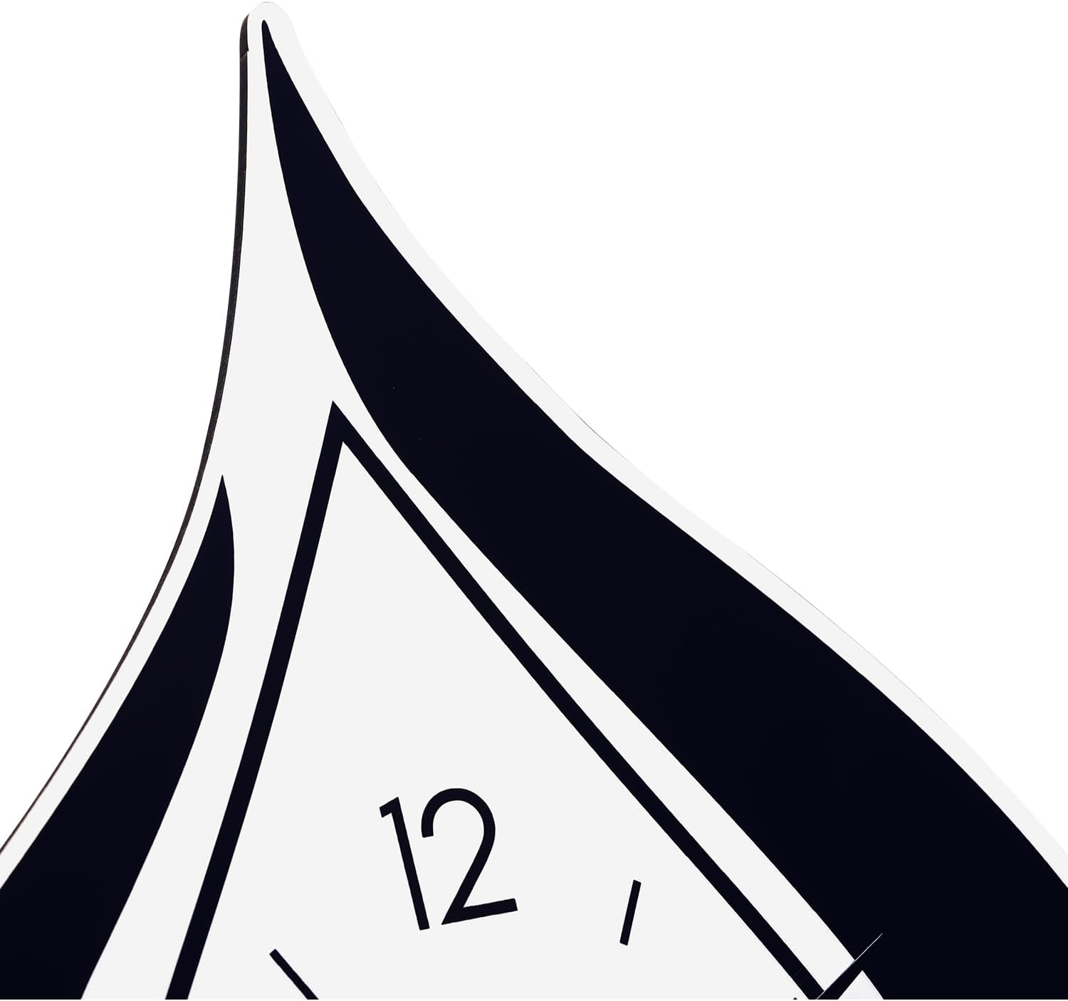 KSYOU Decorative Wall Clock for Living Room Decor, Modern Wall Clocks Battery Operated for Bedroom Kitchen Office Home, 16.5 Inch Big Silent Creative Wall Clock Non Ticking&hellip; image number 4