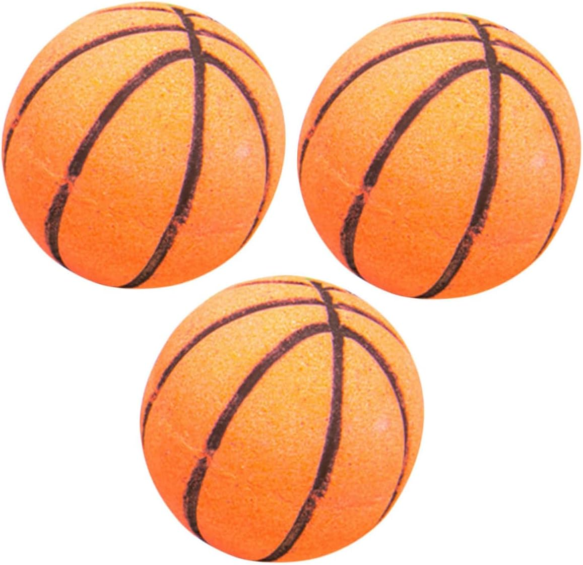 3Pcs Portable Bathing Salt Balls Basketball Shape Boys and Girls Bath Balls Himalayan Salt Bath for Relaxation image number 2