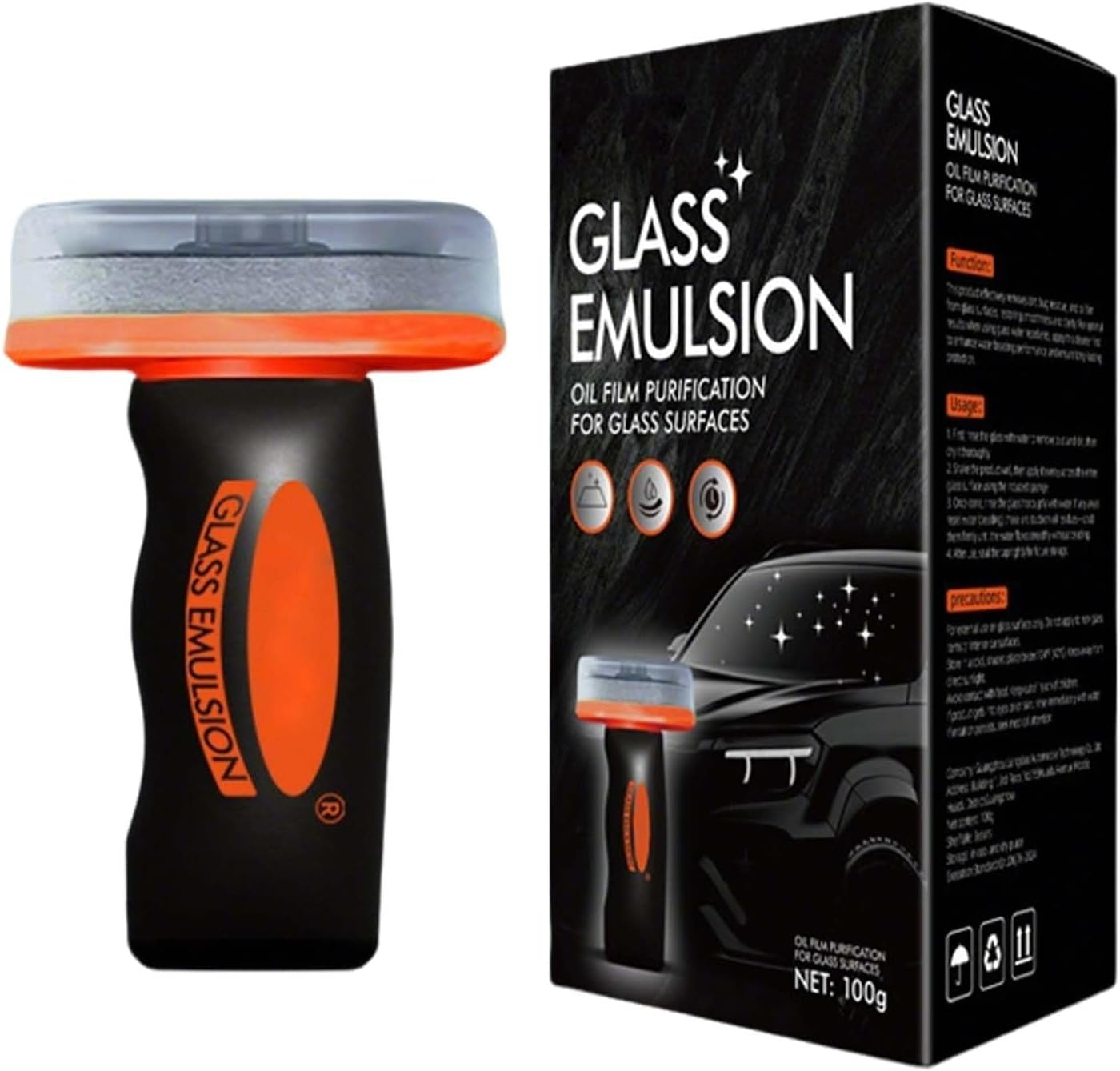 Glass Cleaner Oil Film Remover, Automotive Windshield & Residential Glass Emulsion Cleaner, Enhances Visibility for Safe Driving & Home Use image number 3