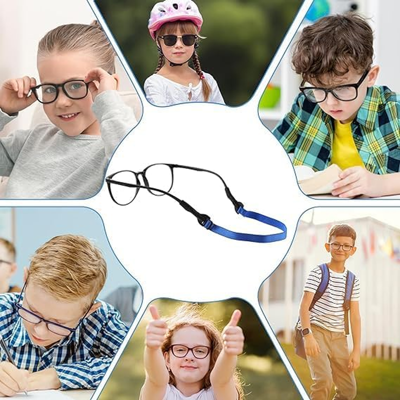 Walquicks 10 PCS Adjustable Eyeglasses Retainer Strap, No Tail Anti-Slip Glasses Straps Holder, Glasses String Cord Eyewear Retainer Sport Unisex Sunglass Straps Holder for Men Women - 10 Small image number 6