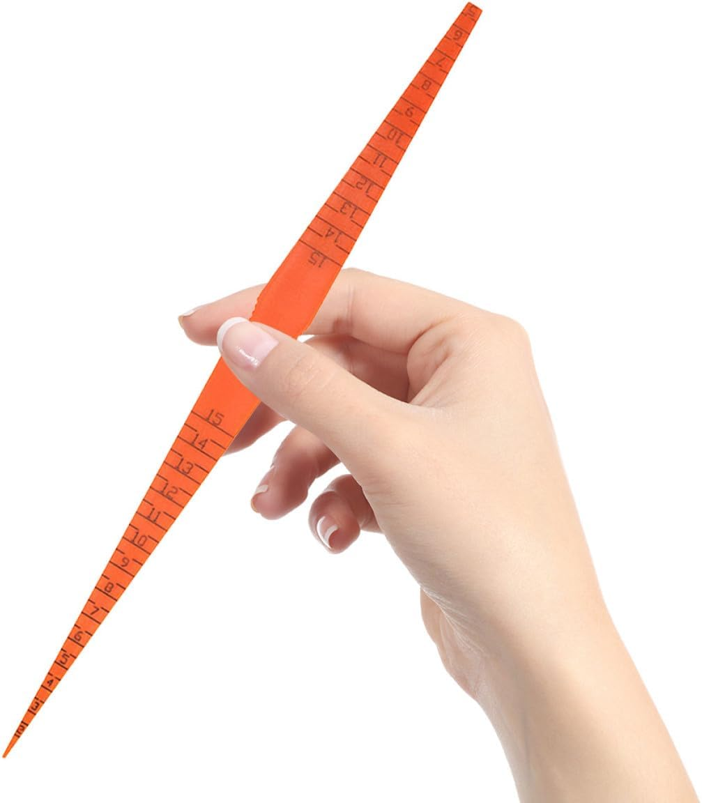 Cabilock 2Pcs Automotive Door Panel Gap Alignment Gauge Plastic Snake Ruler Measuring Tools Taper and Scale Gauge for Vehicle Body Gap Adjustment and Hinge Alignment image number 1