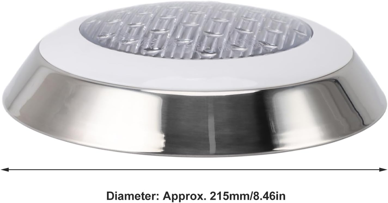 TOPINCN Recessed Submersible Pond Light Safe Underwater Lights for Pool, Hot Tub - Stable Performance (12W) image number 3