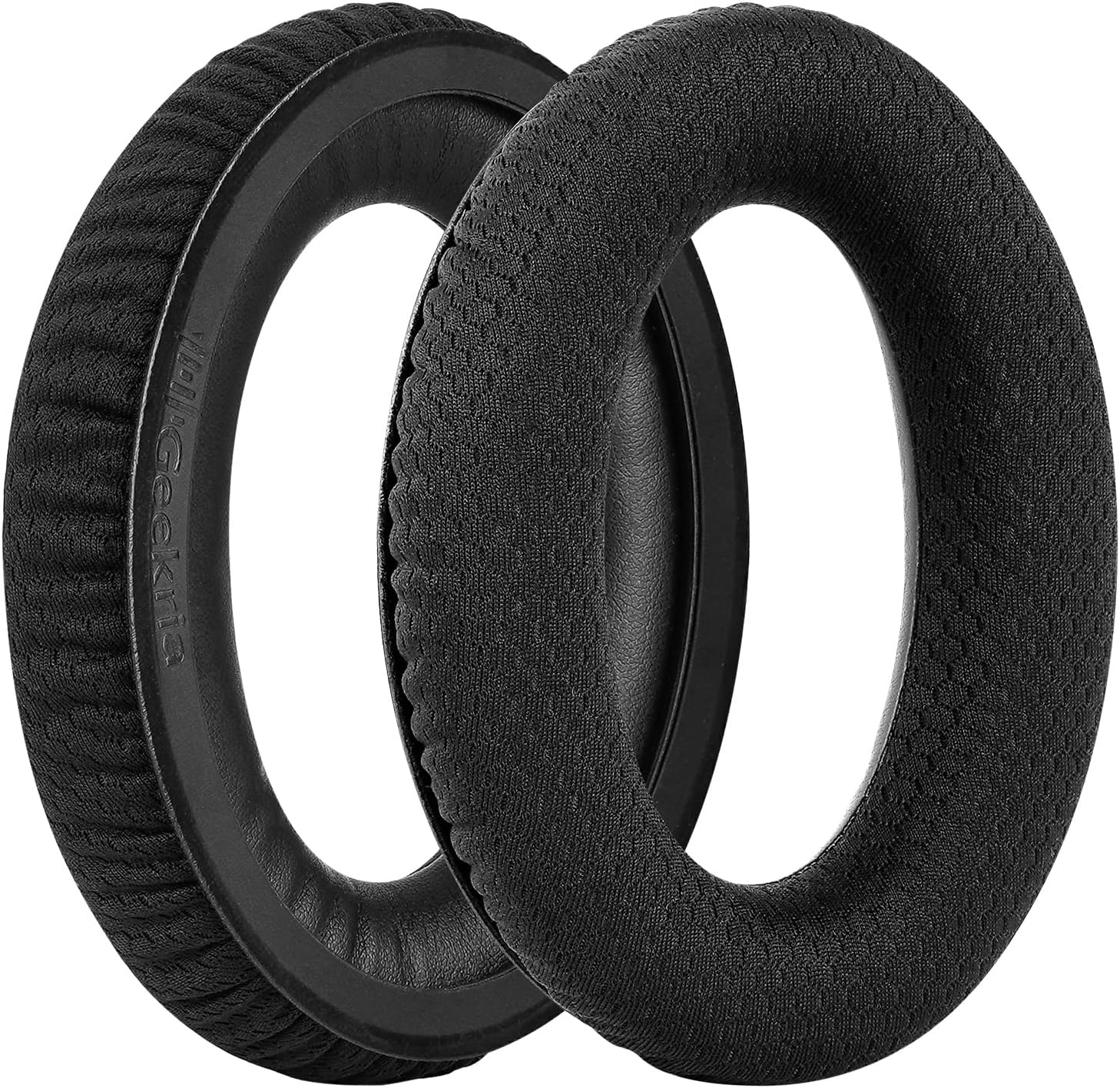 Geekria Comfort Mesh Fabric Replacement Ear Pads Compatible with Sennheiser Game One/Zero, PC 360/ 363D/ 373D Headphones Ear Cushions, Repair Parts (Black) image number 3