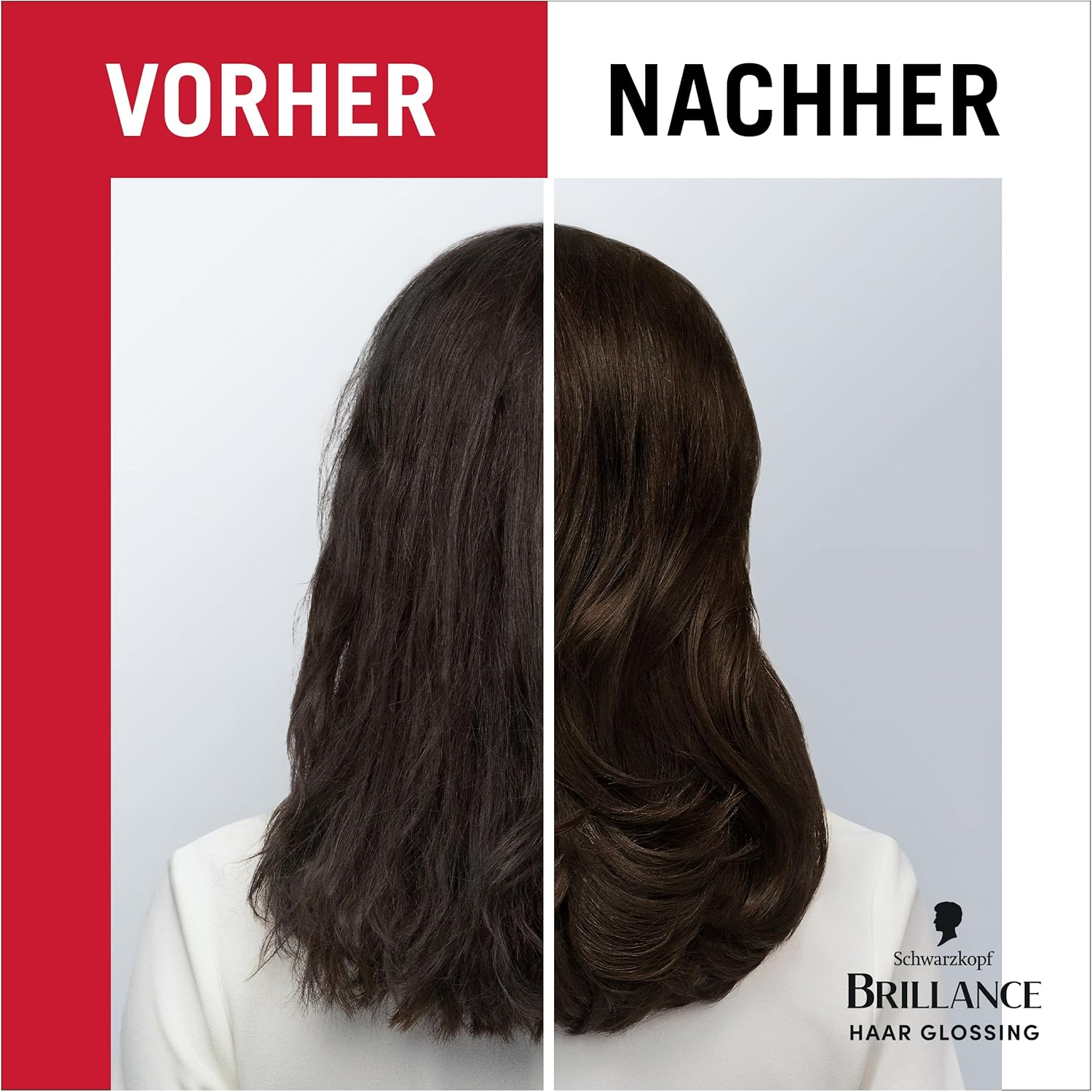 BRILLANCE Gloss Treatment, Hair Glossing Chocolate Brown (150 Ml), Temporary Hair Colour That Can Be Applied like a Hair Mask, Intensifies Hair Colour for up to 6 Washes