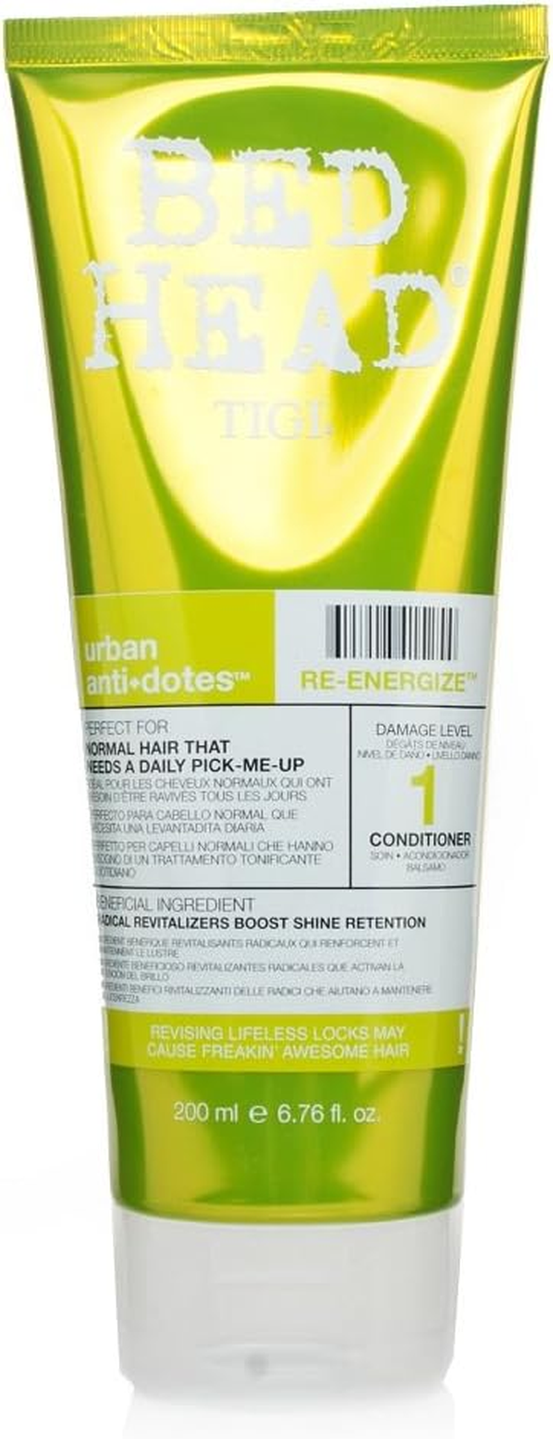 BED HEAD Urban Antidotes Conditioner Level 1 Re-Energize for Normal Hair 200Ml
