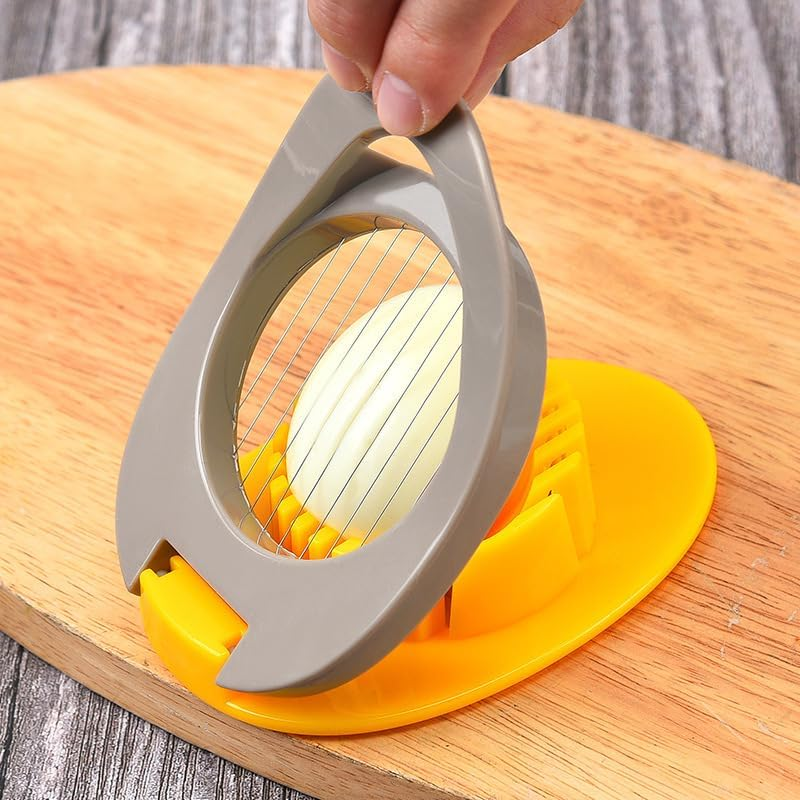 Boiled Egg Slicer with Stainless Steel Wires, 1Pc Stainless Steel Wire Boiled Egg Slicer,Egg Cutter for Boiled Eggs with Stainless Steel Wire,Egg Slicer with Stainless Steel Wire for Boiled Eggs image number 5