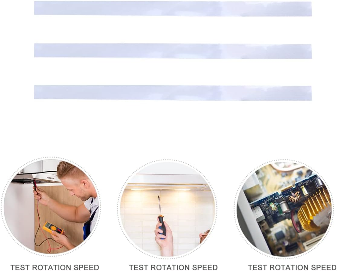 12Pcs Reflective Tape for Tachometer Reflective Stickers Paper for Speedometer Strip Stickers for Digital Photo Tachometers image number 2