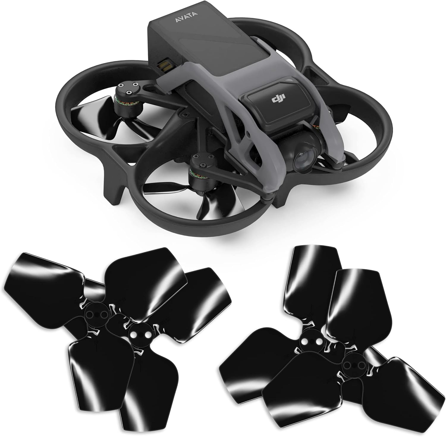 Master Airscrew 4-Blade Upgrade Propellers for DJI Avata - Orange, 4 Pcs