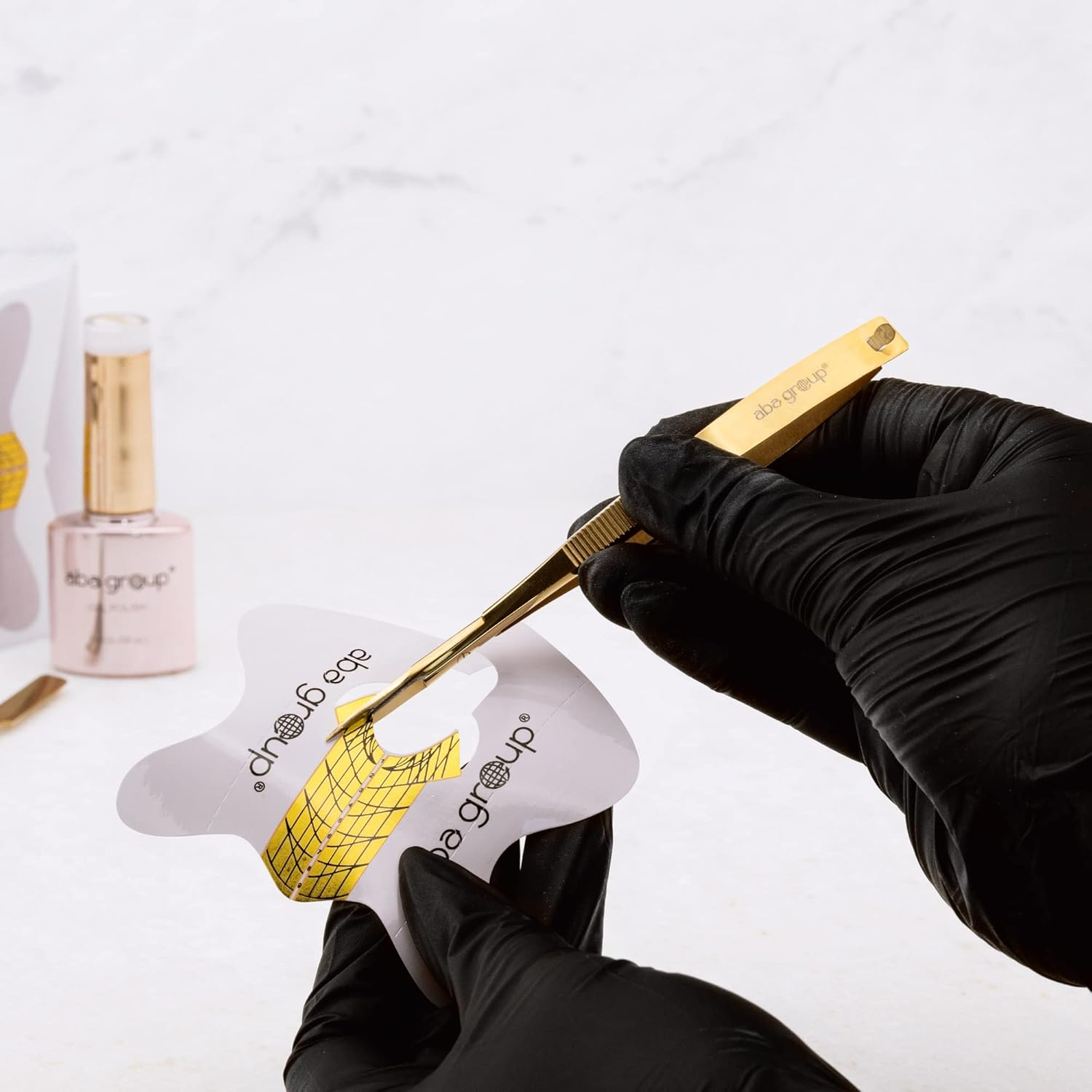 Aba Group Stencil Scissors Straight (1469), Simple Cosmetic Scissors, Multipurpose Scissors with Pliers-Like Handle, Manicure Tools, Pedicure Tools image number 4