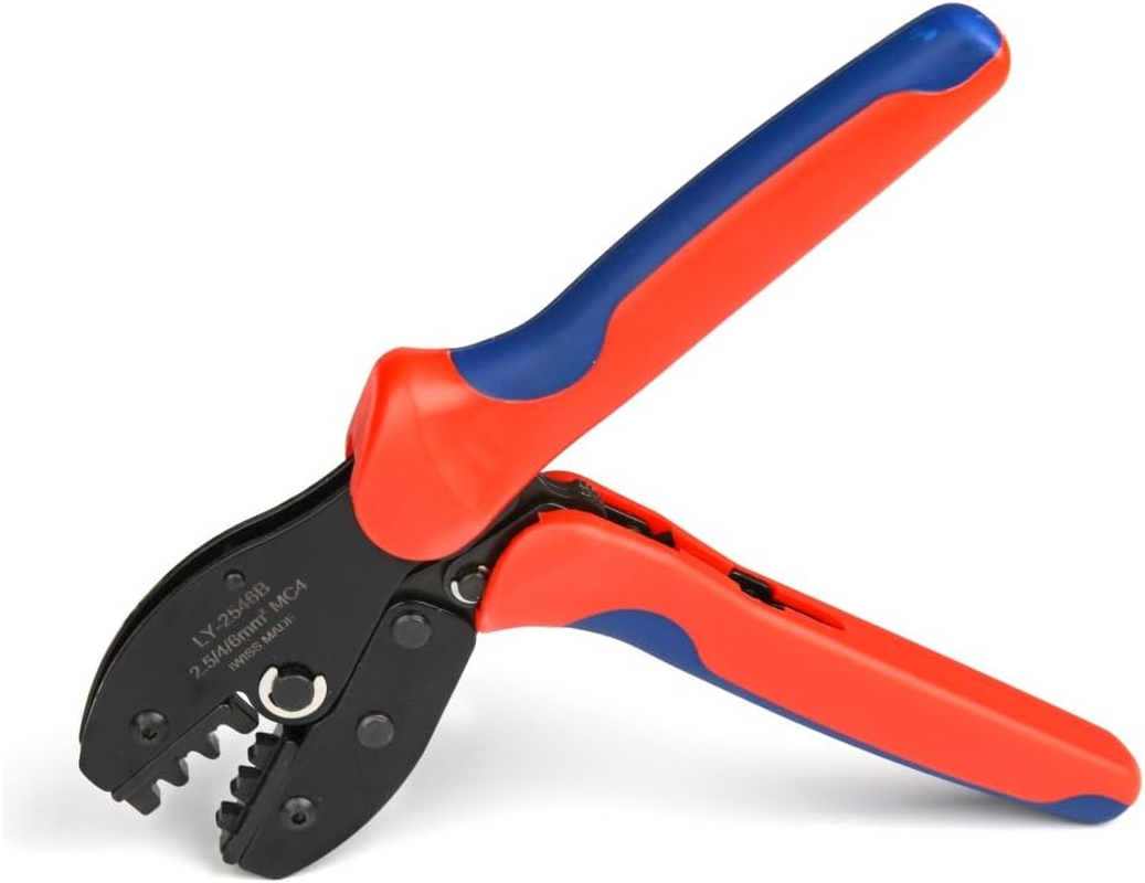 IWISS MC4 Solar Connector Crimping Tools for AWG14-10 2.5/4/6Mm2 Solar Panel PV Cable image number 6