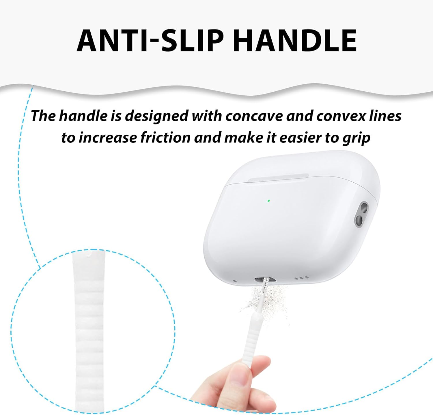 Coastalpure 40 Pack Phone Cleaning Kit | Mini Brushes & Tools for USB-C Port, Airpods, Keyboard, Shower Head, Camera, Computer, Jewelry & Electronics Dust Removal image number 4