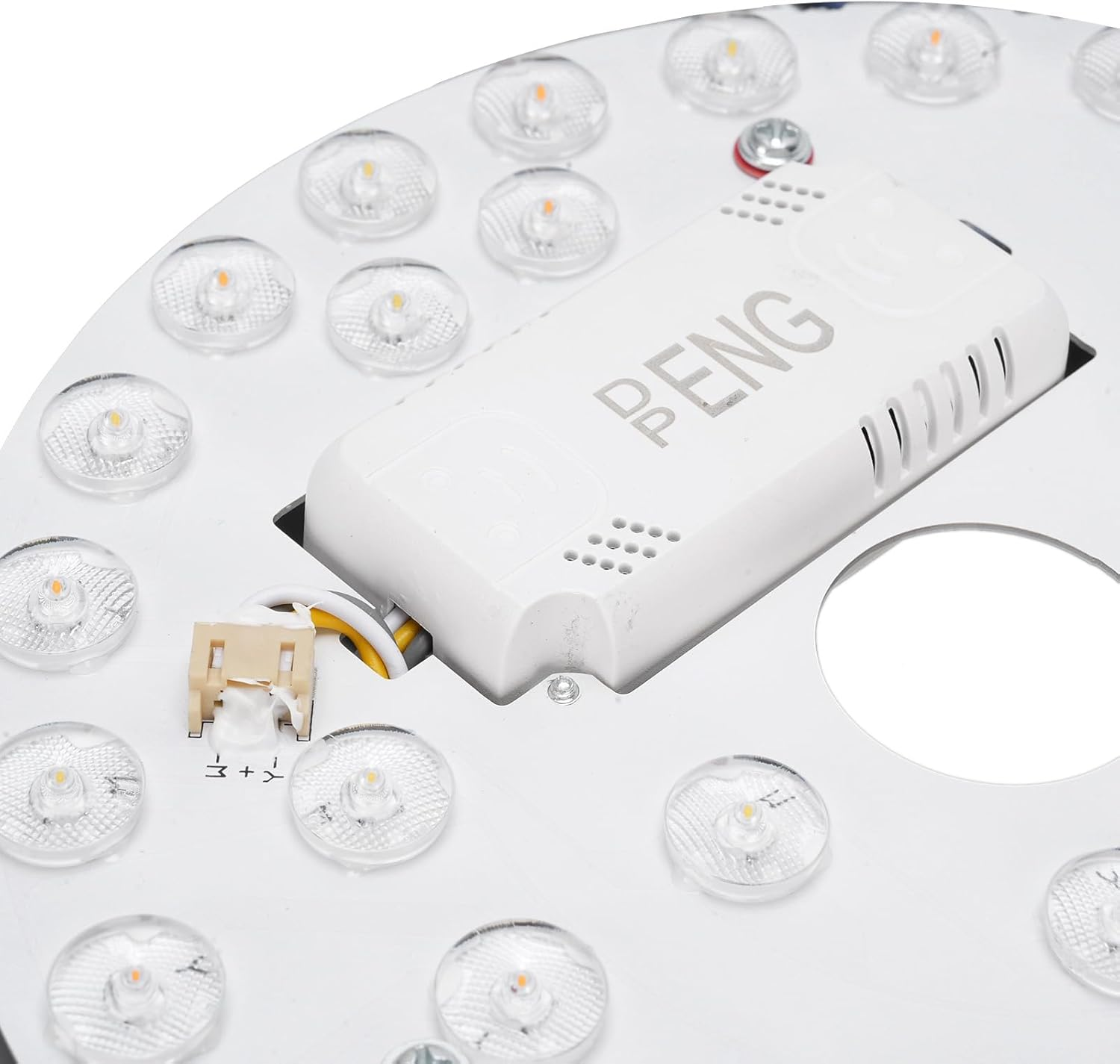 Generic 7.1 Inch LED Retrofit Light Kit for Ceiling Fan, Magnetic Ceiling Fan LED Light Replacement, 18W 3CCT 3000K 4200K 6500K, Panel for Bedroom, Living Room, Round image number 6