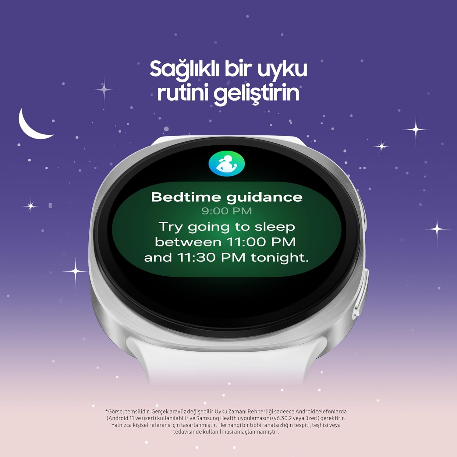 Samsung Galaxy Watch8 Dark Grey, Bluetooth, 44Mm Smart Watch (Samsung Turkey Guaranteed)