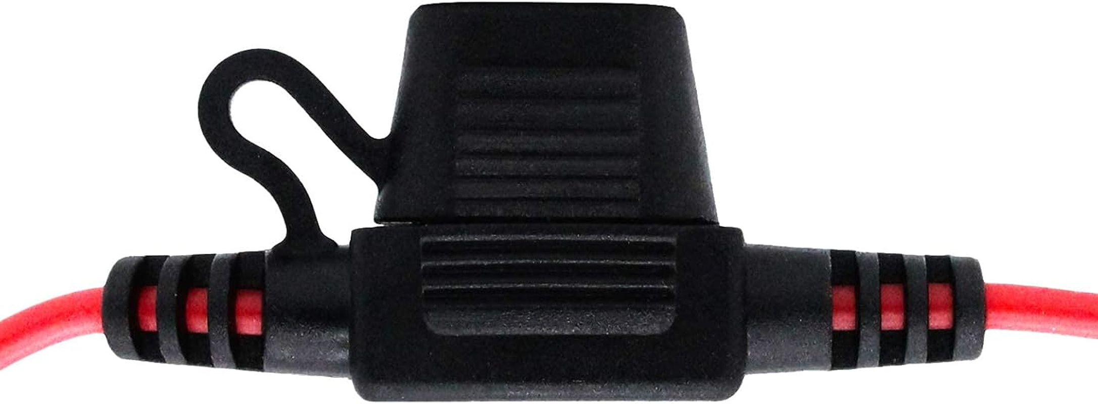 Inline Fuse Holder, VANTRONIK IP65 Waterproof Mini Car Blade Fuse Holder with 16 AWG Gauge 30 Cm Wire for ATM/APM Mini Size Blade Fuse 10 Pack