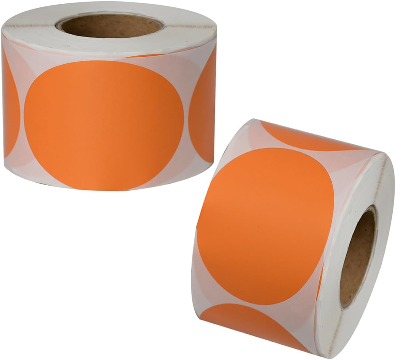 Yharnamite 1000 Pcs round Thermal Labels, 1 Inch Self-Adhesive Thermal Stickers Labels, Thermal Printer Labels, for Name Tag, Address, Logo Design, Shipping, DIY Design (White)