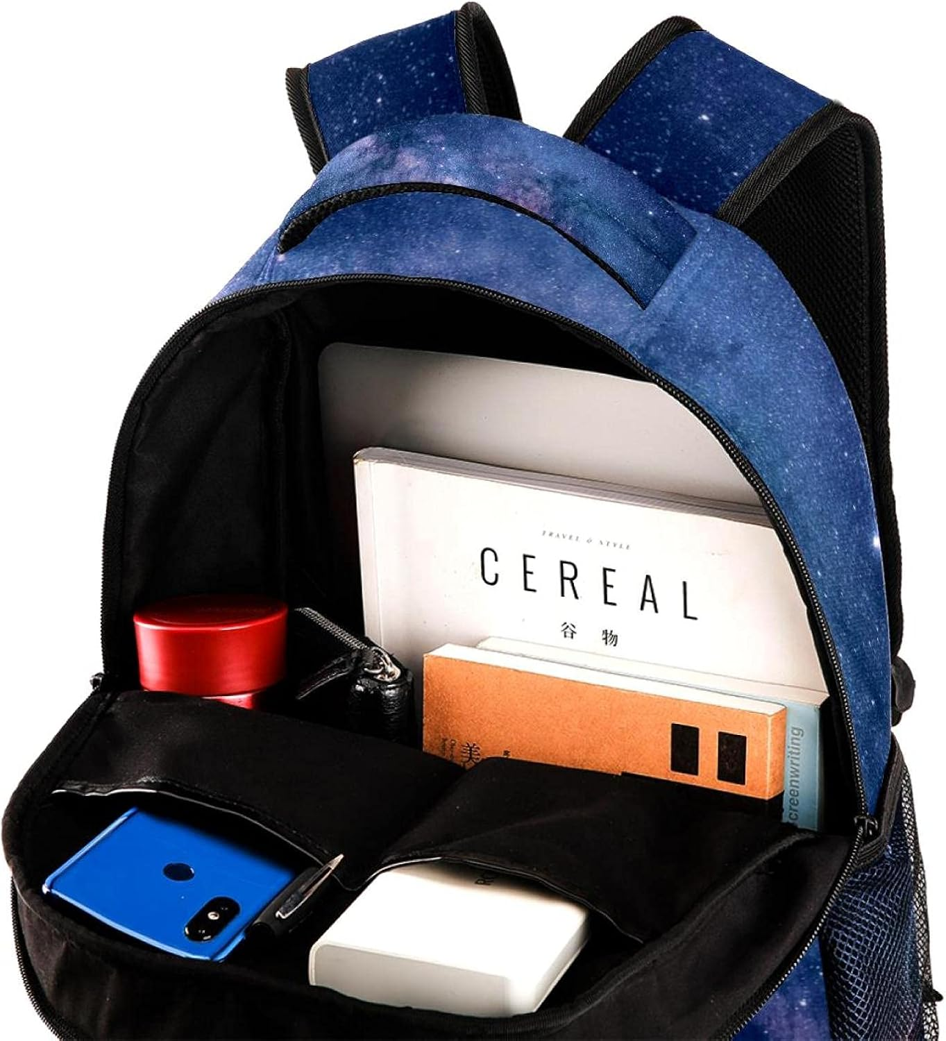 Mysterious Universe Backpack Students Shoulder Bags Travel Bag College School Tote Backpacks image number 2