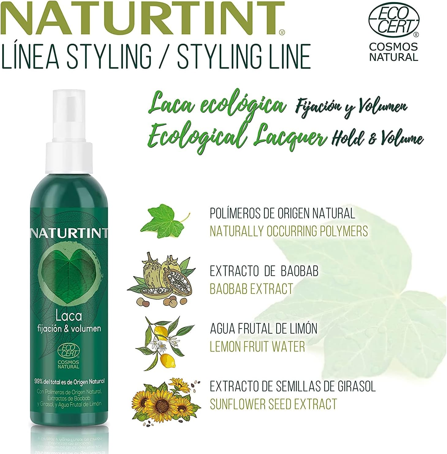 Naturtint Hairspray - Hold & Protect, Aerosols Free, Silicone Free, Paraben Free, No Artificial Fragrances or Colourants. image number 1