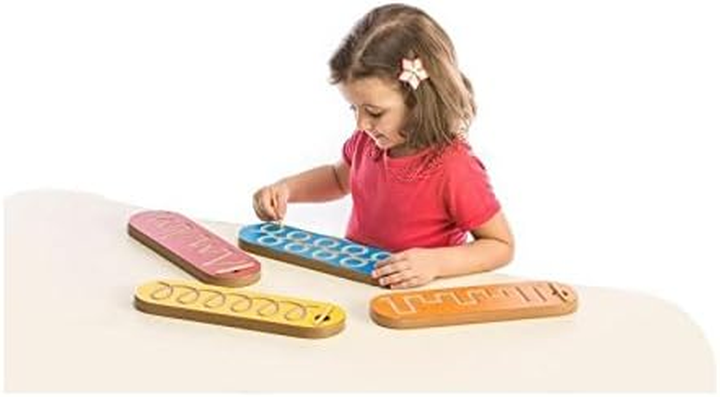 BSM EF21030 Pedagogy Montessori Pre-Step Kit: Educational Toy - Learning Tool - Writing Board - 3-7 Years - Includes 1 Wooden Pencil image number 1