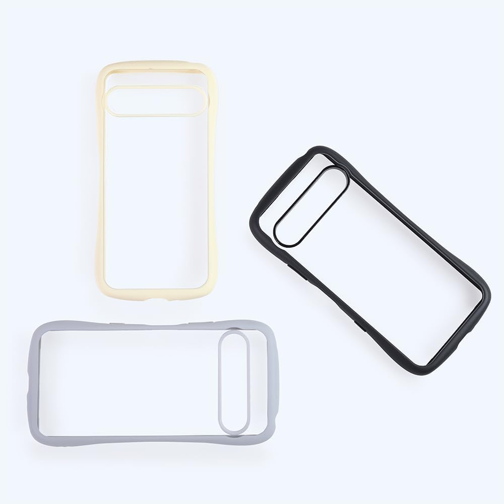 Rayout Xperia 10 VII Case, Shockproof, Made for Xperia Certified, Clear, Camera Lens Protection, Hybrid Case, Strap Hole, Puffull Black (Compatible with SO-52F SOG16 A502SO XQ-FE44) image number 3