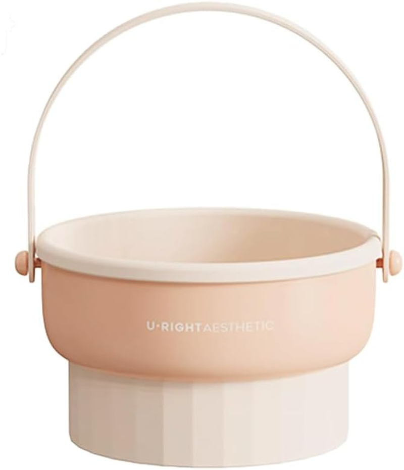 Makeup Brush Cleaning Bowl, 1PC Makeup Brush Scrubber Cleaner and Dryer Bowl,Makeup Brush Cleaning Bowl,Silicone Makeup Brush Cleaner and Dryer Bowl,2 in 1 Brush Cleaning Mat with Brush Drying Holder image number 2