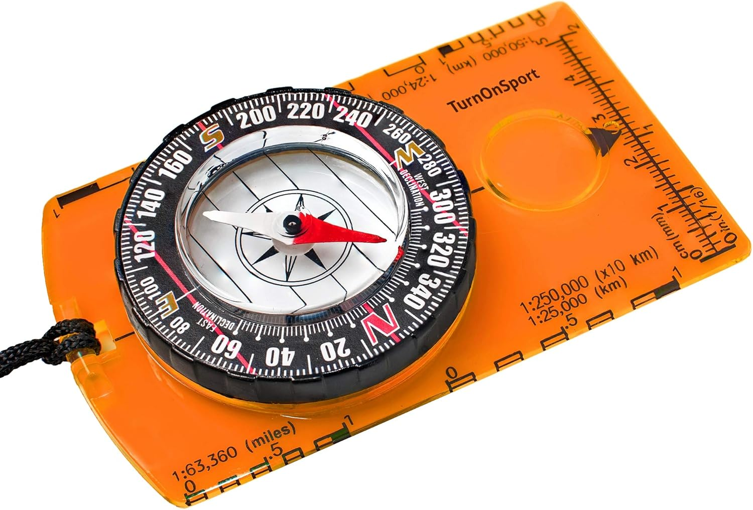 Orienteering Compass - Hiking Backpacking Compass - Advanced Scout Compass for Camping and Navigation - Boy Scout Compass Kids - Professional Field Compass Map Reading - Best Survival Gifts image number 5