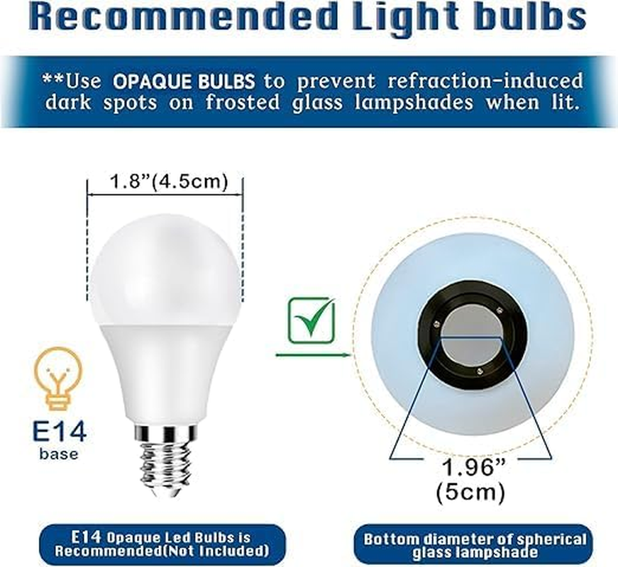 Black Globe Pendant Light, Mid Century Modern Hanging Light with 18 Cm (7.09") Glass Shade, Adjustable Pendant Light for Kitchen Island & Dining Room image number 5