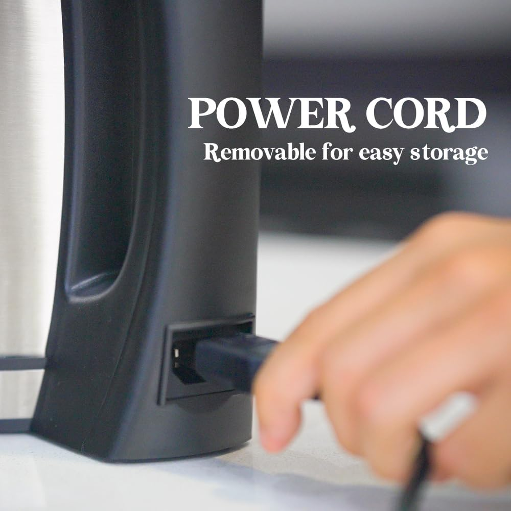 EUROCHEF Soup Maker and Blender, Self-Cleaning, Stainless Steel image number 6