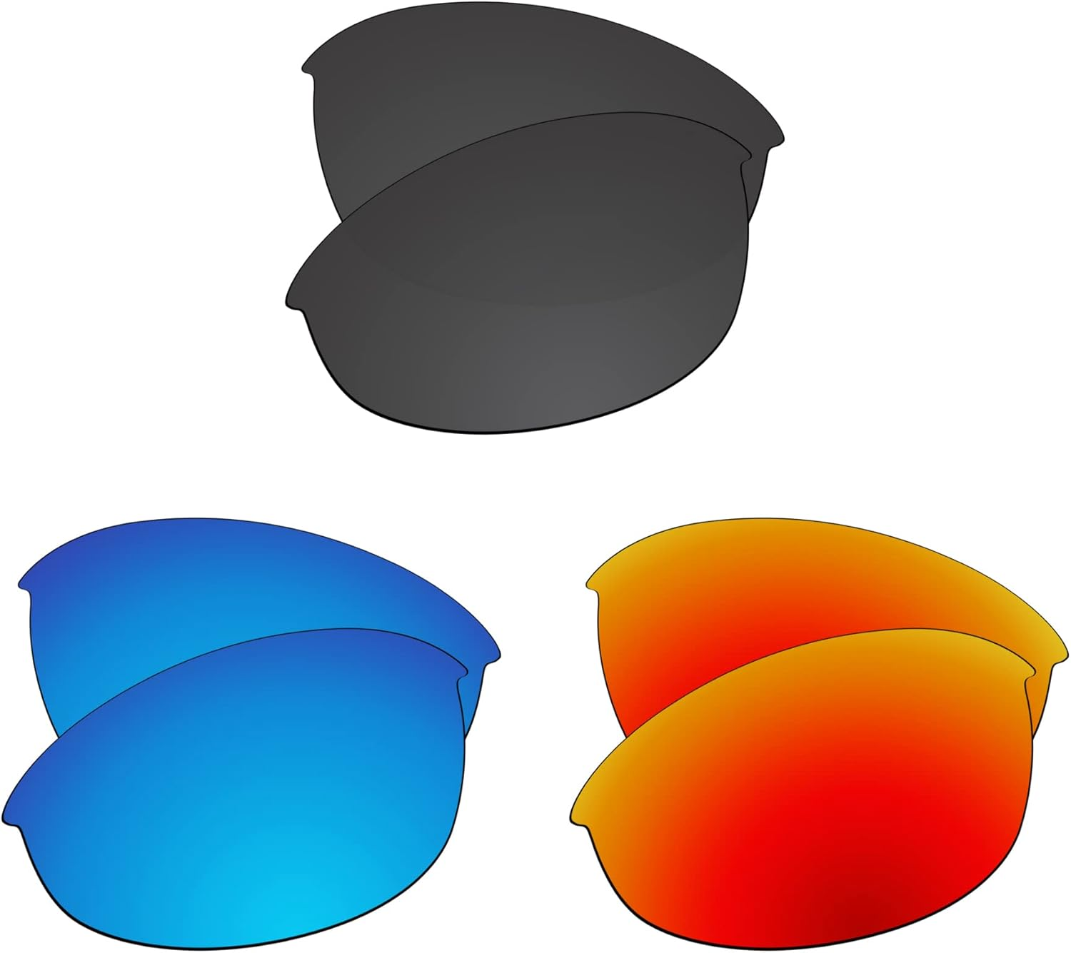 Ezreplace Lenses Replacement for Oakley Half Jacket 2.0 OO9144 Sunglasses (Polarized Lenses)