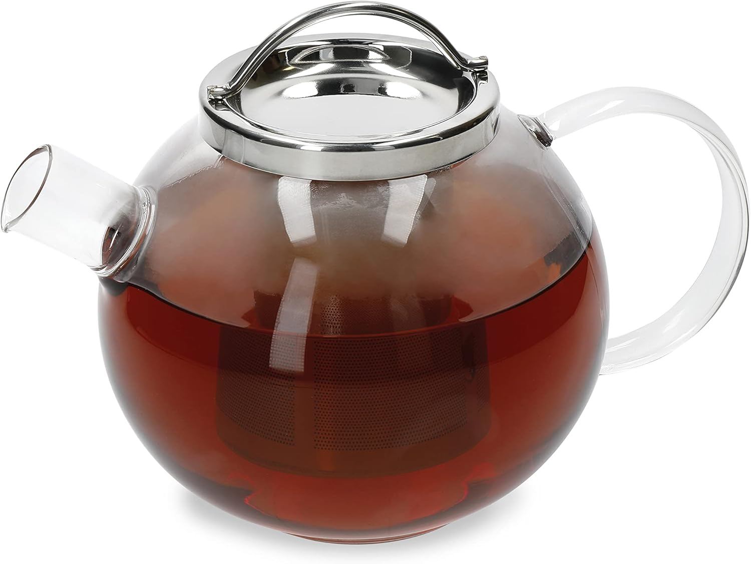 La Cafetiere Darjeeling Glass Filter Teapot | 4 Cup 900Ml | Stainless Steel Infuser
